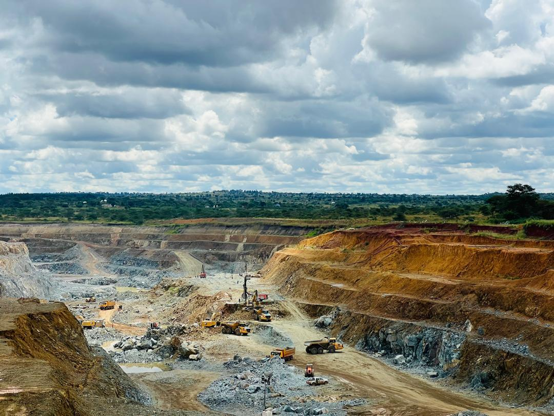 Buckreef Gold Project: Pit Operations View From South And North Side Of The Pit. 2025